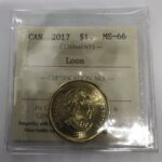 2017 Canada 1-dollar $1 Loon ICCS MS66