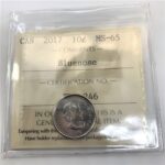 2017 Canada 10-Cent ICCS MS-65 Bluenose