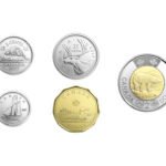 2017 Canada Classic 5 x BU Coins -$2 $1 25c 10c 5c