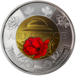 2018 Canada $2 2-dollar BU Armistice - Color