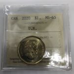 2020 Canada 1-dollar $1 U.N. Charter ICCS MS65