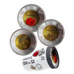 2018 Canada $2 2-dollar Armistice Special Wrap Roll