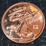 2017 Zombucks Walker 1oz Copper Round