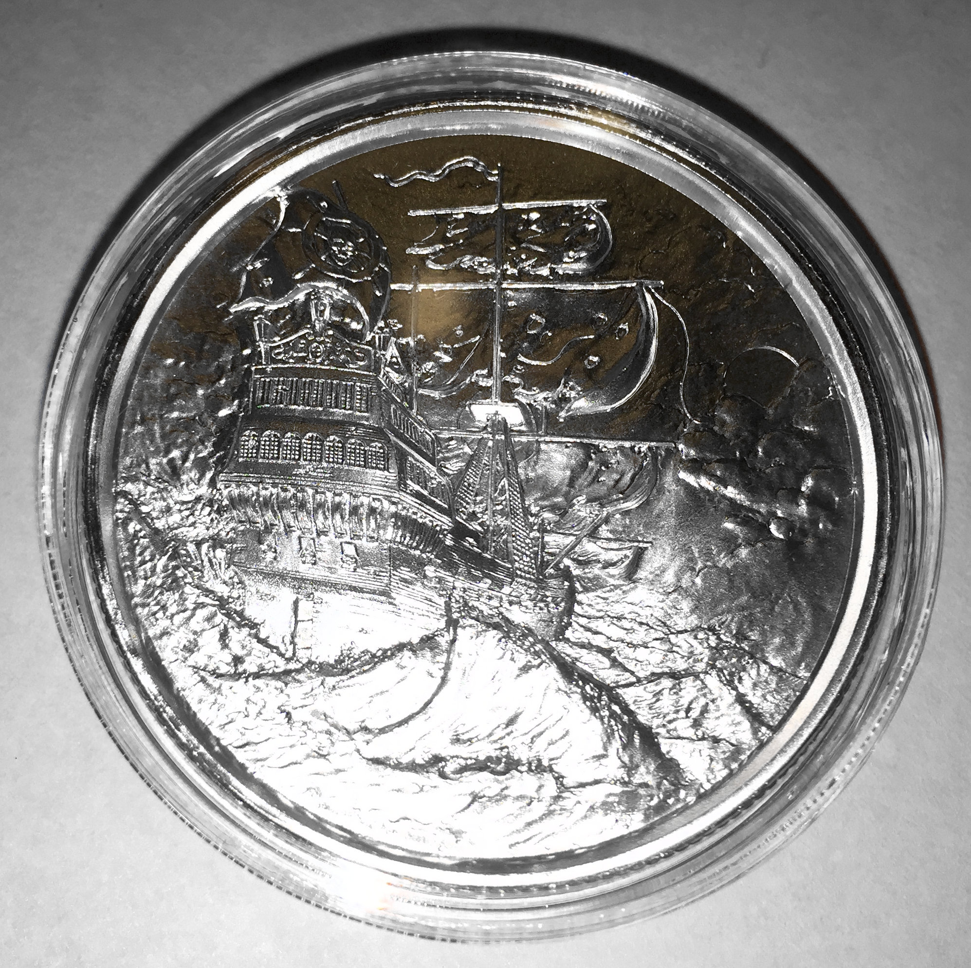 Privateer The Storm 2oz 0.999 Fine Silver Round - Ultra High Relief (1st in Series)