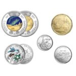 2017 Canada "150" 7 Coins from Mint Rolls with BONUS Color Coins