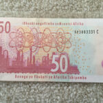 South Africa Fifty Rand Gill Marcus Banknote BP5883331C in AU-UNC Condition