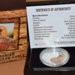 2012 $1 Tuvalu Tazmanian Wedge-Tailed Eagle 1oz Fine Silver Coin