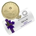 2023 Canada $1 1-dollar QEII Collectors Edition Special Wrap Roll