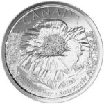 2015 Canada 25-cent - BU Remembrance Day Poppy NC
