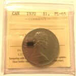 1970 Canada $1 1-dollar ICCS PL-65