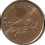 1999 Canada Millenium 25-cent UNC Quarter - NOVEMBER