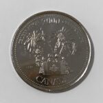 2000 Canada Millenium 25-cent UNC Quarter - JULY CELEBRATION