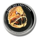 2010 Mozambique Fangtooth Proof 0.500 Silver Coin - Deep Sea Creatures