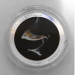 2010 Mozambique Gulper Eel Proof Coin 0.500 Silver - Deep Sea Creatures