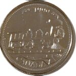 1999 Canada Millenium 25-cent UNC Quarter - JUNE
