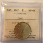 2013 Canada $1 1-Dollar Loon ICCS MS66