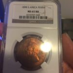 1898 South Africa ZAR Penny NGC MS65 - BEAUTIFUL DEEP RED PATINA
