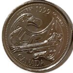 1999 Canada Millenium 25-cent UNC Quarter - OCTOBER