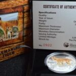 2011 Tuvalu Tasmanian Tiger 1oz Silver Proof $1 - First for Endangered & Extinct