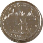 1999 Canada Millenium 25-cent UNC Quarter - MARCH