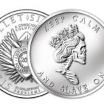 1 x BU Silver Bullet 2013 Slave Queen 1oz Silver Round - RARE WIDE REED VARIETY
