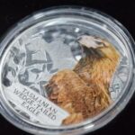 2012 Tuvalu Tasmanian Wedge-tailed Eagle 1oz Silver Proof -Endangered & Extinct